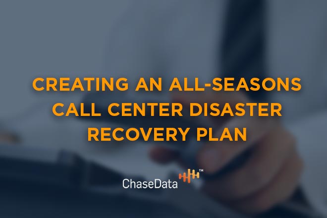 call center disaster recovery plan 